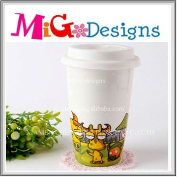 Presente de venda superior para o dia das mães Custom Design Ceramic Cups